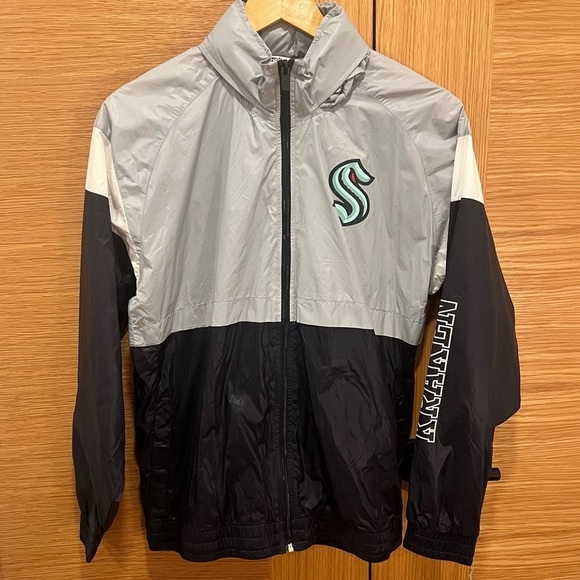 NHL Other - Seattle Kraken Youth Goal Line Stance Full Zip | Size Youth Large | NWT